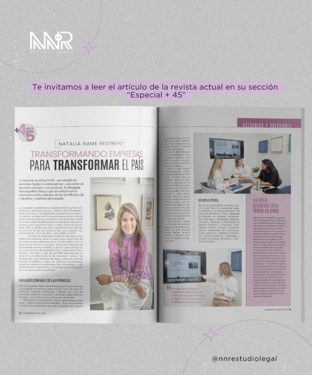 Diseño de contenido para NNR Estudio Legal