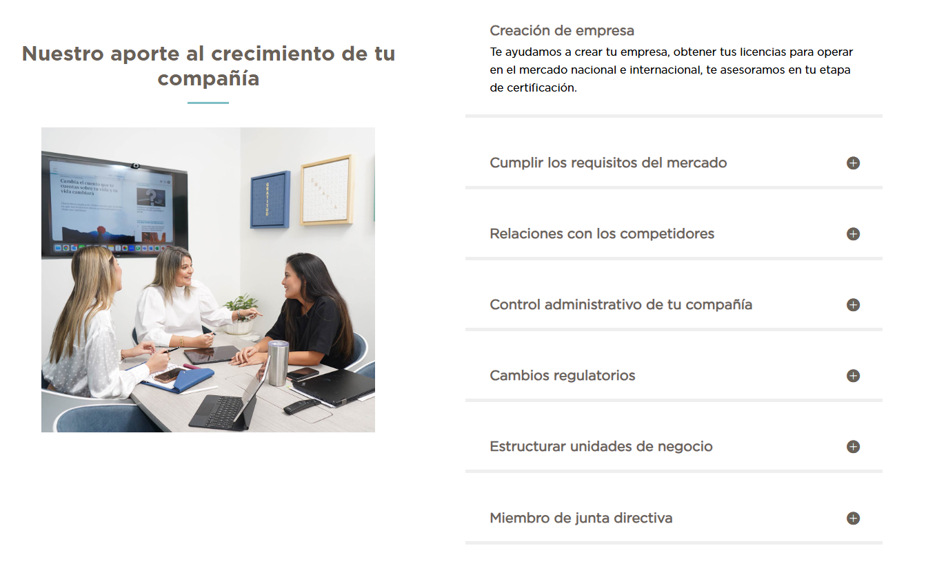 Presencia digital y contenido para NNR Estudio Legal